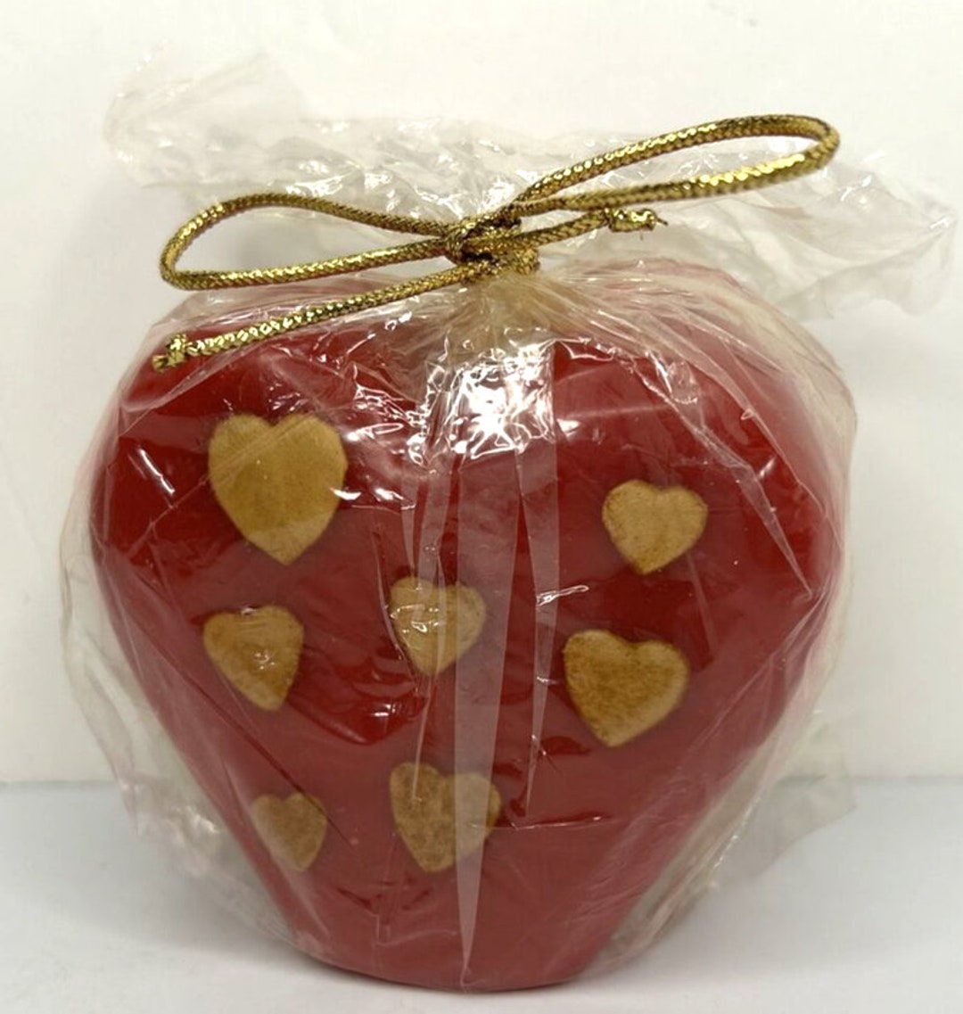 Vintage Colonial Candle of Cape Cod Valentine's Day Heart Candle New 3