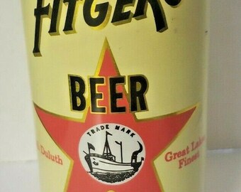 Fitger's Beer Call of the North metal tin sign art prints for sale Fitger's Beer Call of the North metal tin sign art prints for sale