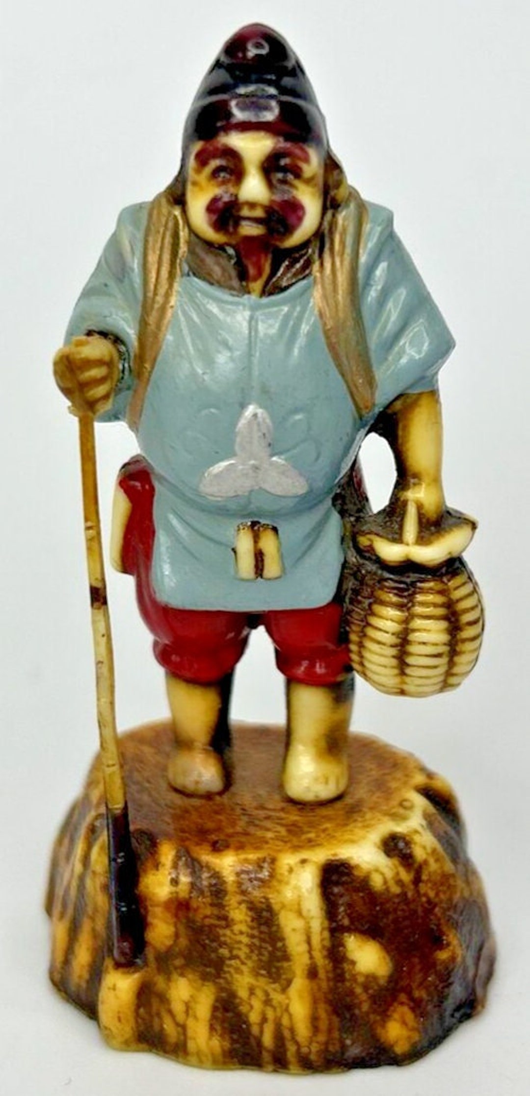 Vintage Japanese Celluloid Man Figurine Miniature 2.5 Etsy