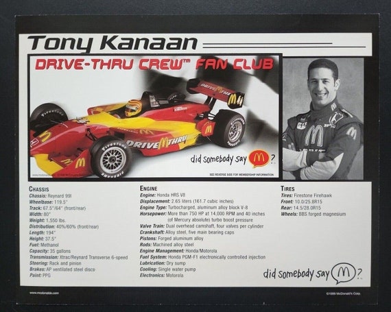 1999 cart series hero cards dennis tony kanaan si… - image 2