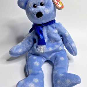 1999 Ty Beanie Baby &quot;Holiday Teddy&quot; Retired Holiday Bear BB16