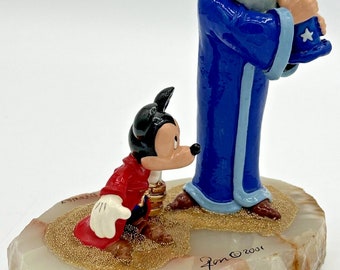 2001 Ron Lee Disney Mickey Mouse Sorcerer Yensid Figurine #330/500