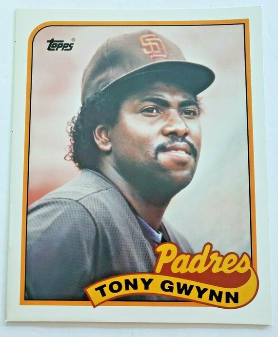 1989 Topps Tony Gwynn Baseball Duo-tang School Paper Pocket 