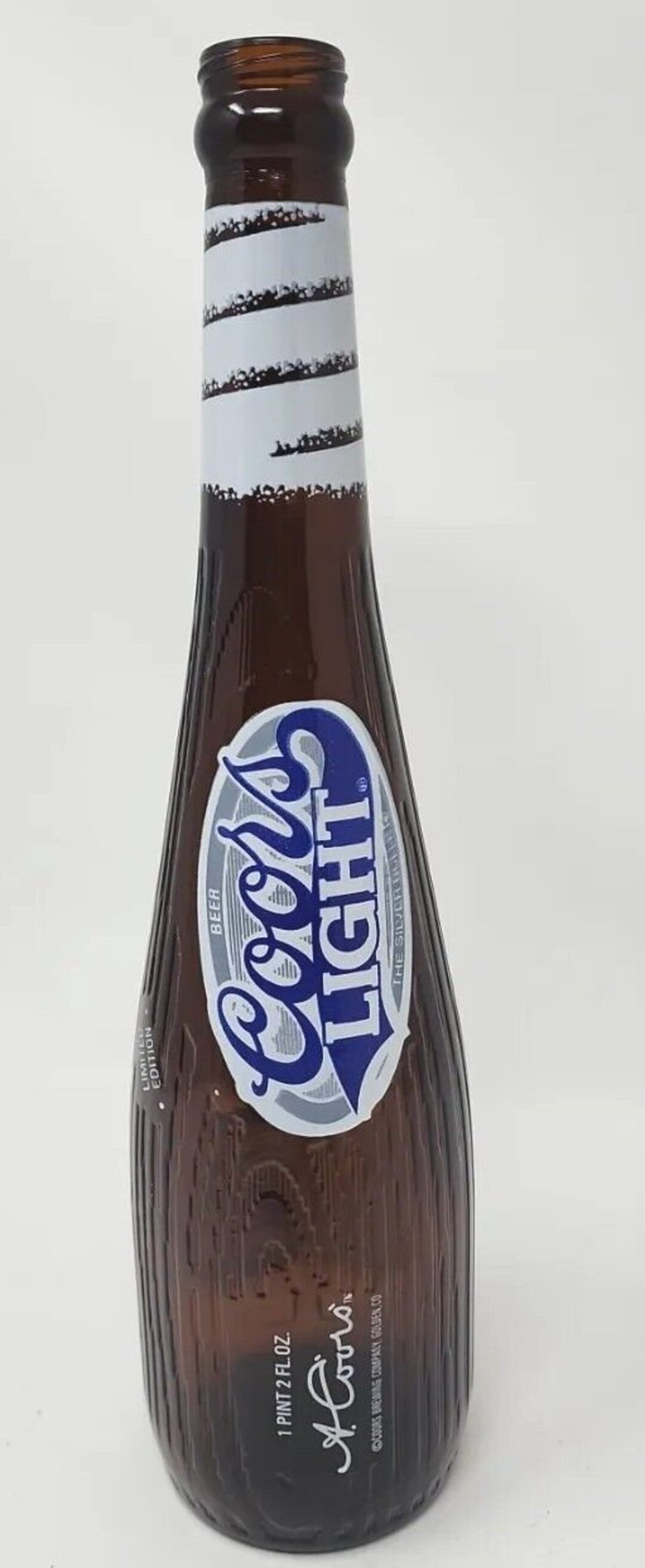 1996 Empty Coors Light Limited Edition Baseball Bat Bottle A. Coors Ms2