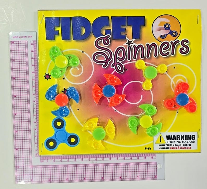 Vintage Vending Display Board Fidget Spinners 0569 - Etsy