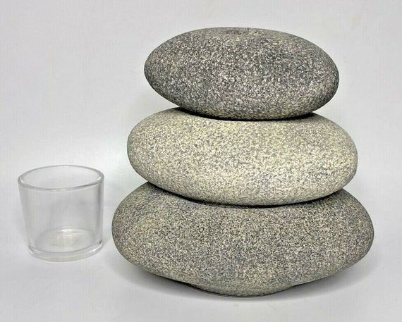 Vintage Retired PartyLite Stackable Stones Multi-… - image 3