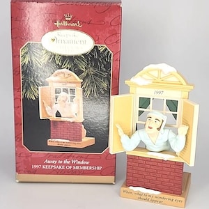 Hallmark Away To The Window Twas The Night Before Christmas Ornament  U134