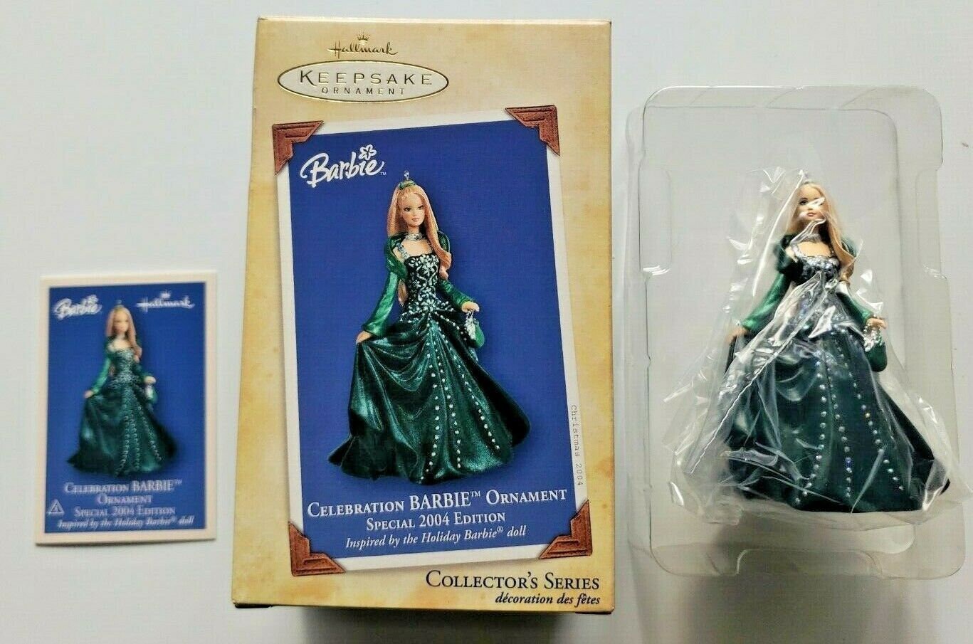 2004 Hallmark Celebration Holiday Barbie 5th in Series Ornament U110/8604