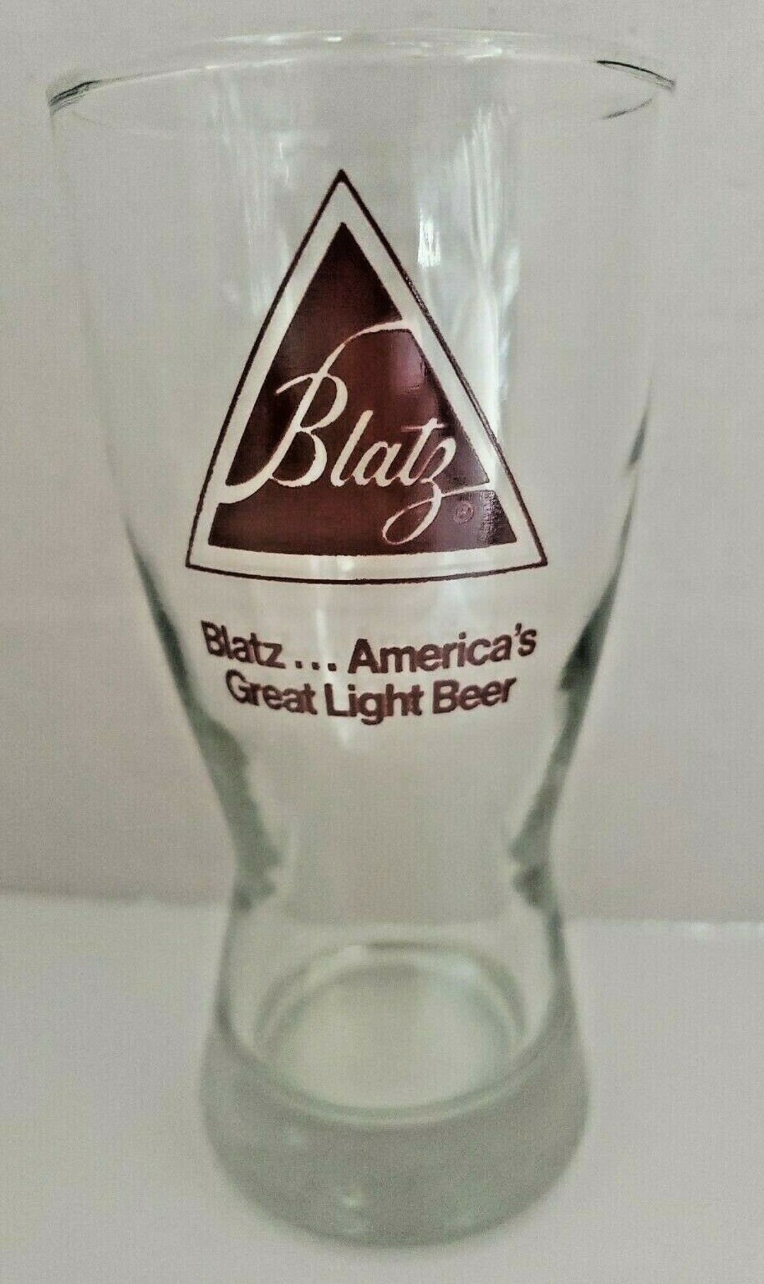 1970's Blatz American's Great Light Beer Barware Glass Etsy