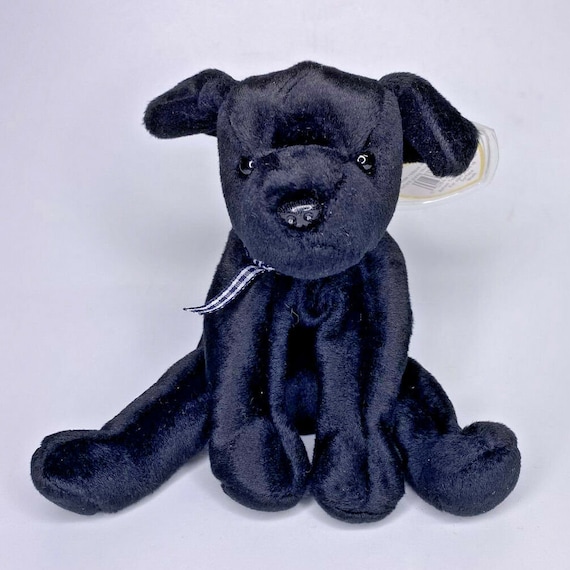 1999 Ty Beanie Baby luke Retired Black Lab Dog Bb7 Etsy