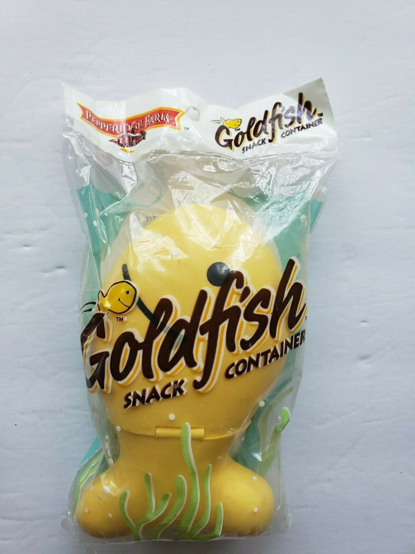 Vintage Pepperidge Farms Plastic GoldFish Snack Container Etsy