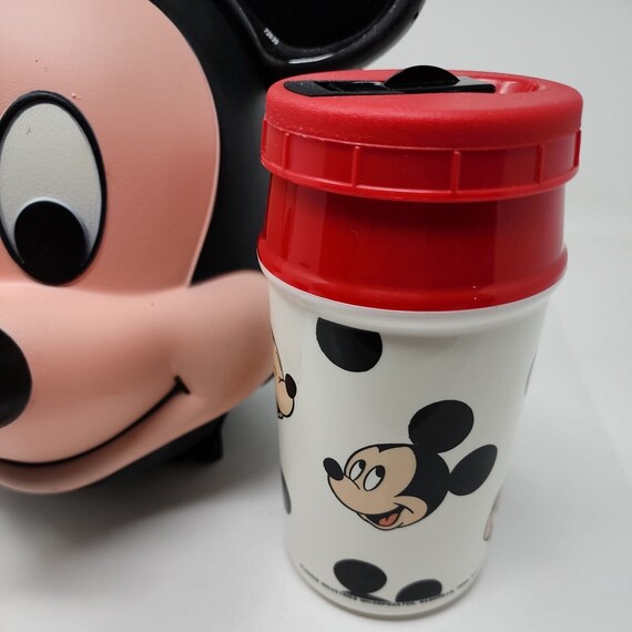 Vintage disney mickey mouse head lunch box kit origin… Gem