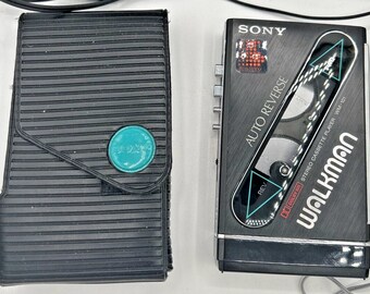 Vintage Sony Wm-101 Walkman Cassette Playersony Speakers - Etsy