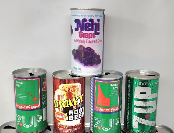 Vintage 70-80's Mixed Collectible Empty Soda Cans Lot of 16 Cans