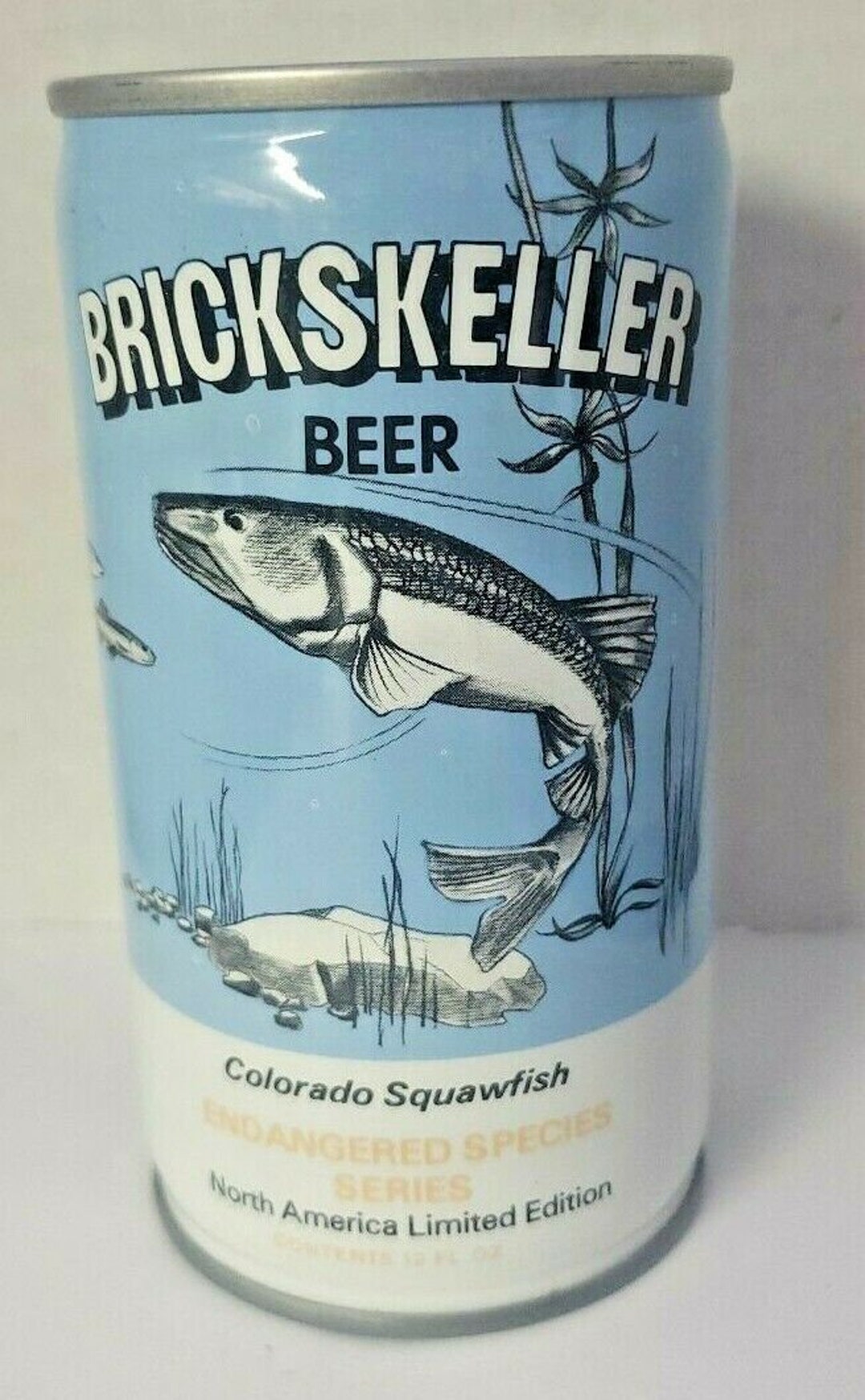 Vintage Brickskeller Beer Colorado Squawfish Pull Tab Empty Beer