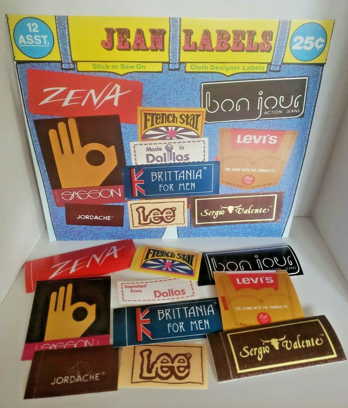 Vintage Vending Machine Stickers Clothing Tags Charms Lot of Etsy