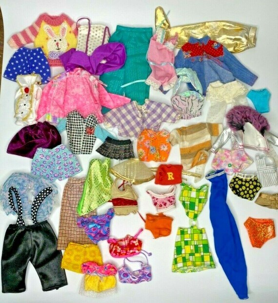 Lot of barbie clothes 41 pieces vintage doll clothes assorted | Etsy