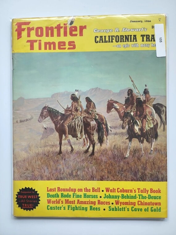 Frontier times vintage magazine january, 1966 "ca… - image 9