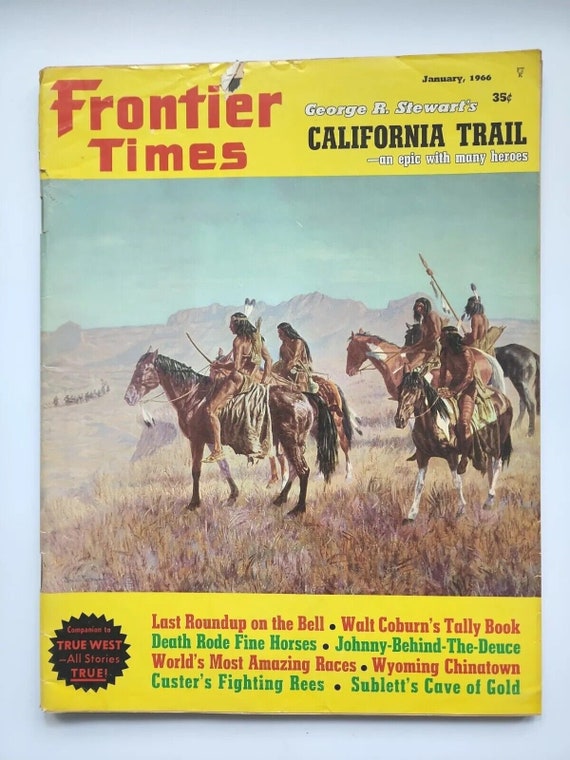 Frontier times vintage magazine january, 1966 "ca… - image 1