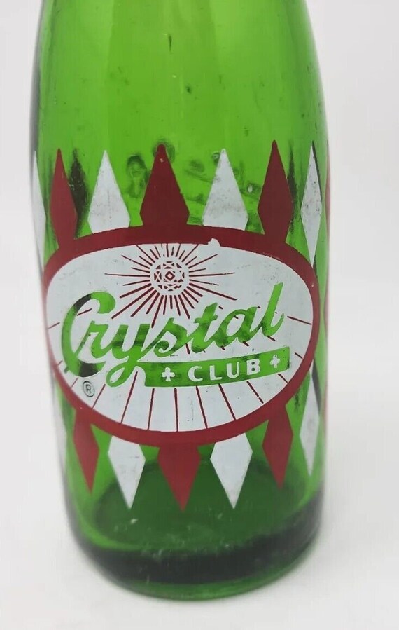 1964 pop soda acl bottle7 oz crystal club, scranton, … Gem