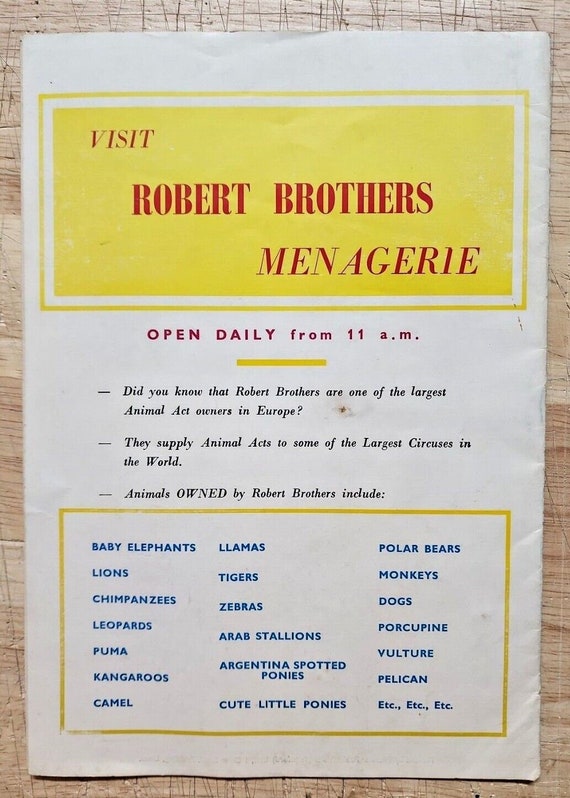 1768 - 1969 roberts brothers circus  over 200 yea… - image 6