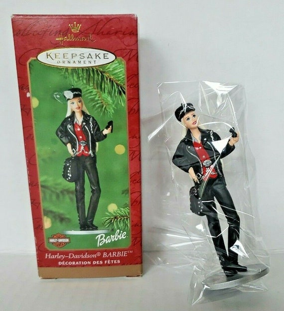 2000 Harley Davidson Barbie Hallmark Keepsake Ornament Hd Biker