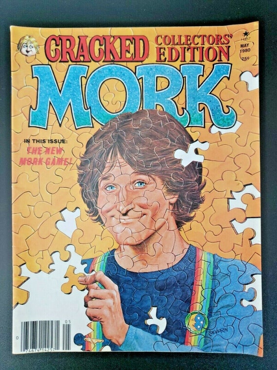 1980 rare cracked magazine may robin williams "mor