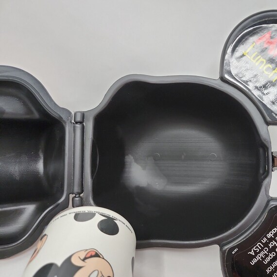 Vintage disney mickey mouse head lunch box kit origin… Gem