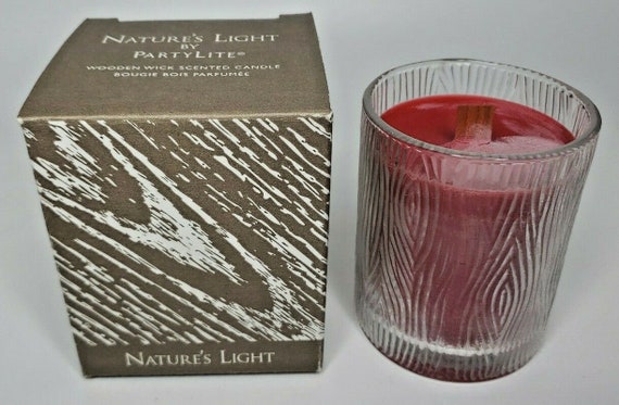 Partylite natures light crackling   wick jar new … - image 1