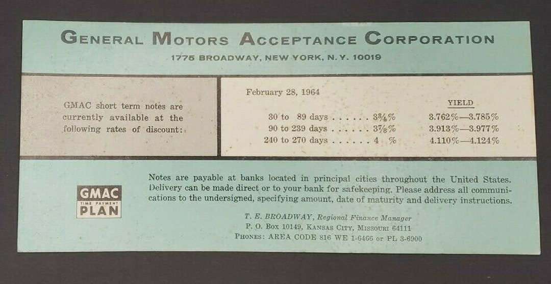 General Motors Acceptance Corporation www.etsy.com