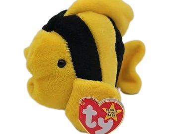 TY Beanie Baby Bubbles The Fish 1995 W Tag BB8