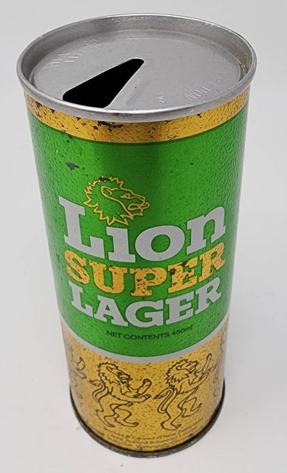 1970's Lion Super Lager Beer Empty Beer Can 450ML New Etsy