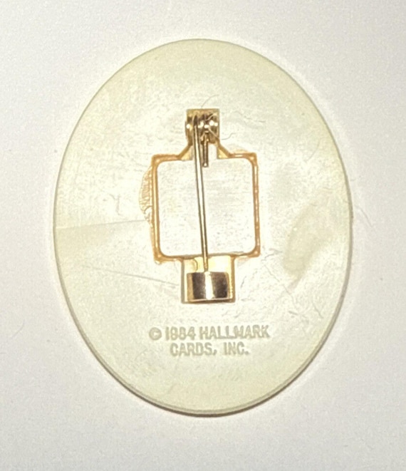 1984 Hallmark Easter Spring Rabbit Bunny Lapel Pi… - image 2
