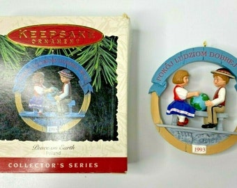 1993 hallmark peace on earth poland collector's series u37