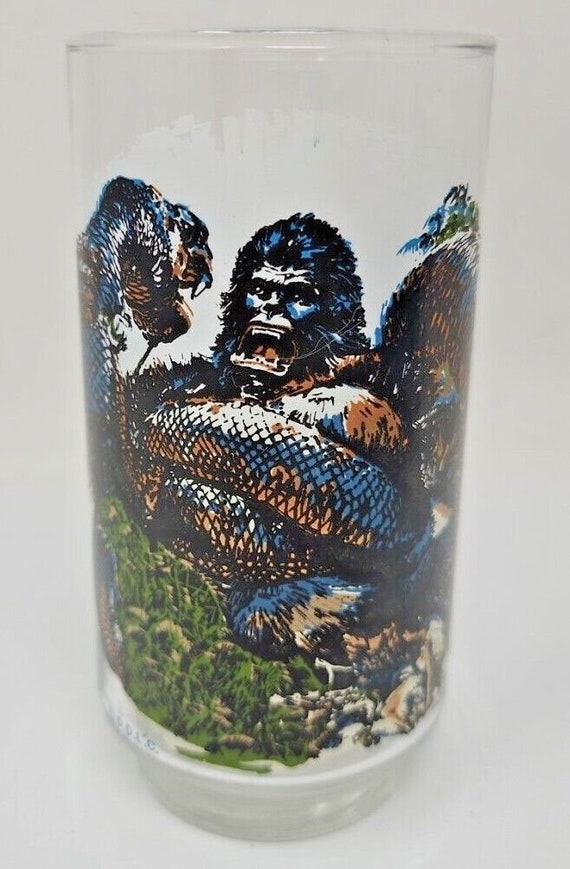 1976 King Kong Glass Burger King the Mighty King Kong Glass W3 Etsy