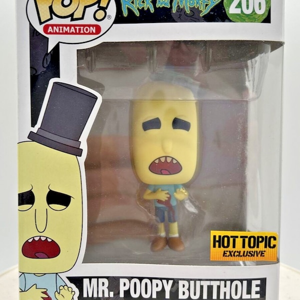 Funko Pop! Rick and Morty Mr. Poopy Butthole #206 F10