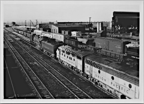 Vintage Union Pacific Railroad UP 809 / 1404 Stea… - image 1