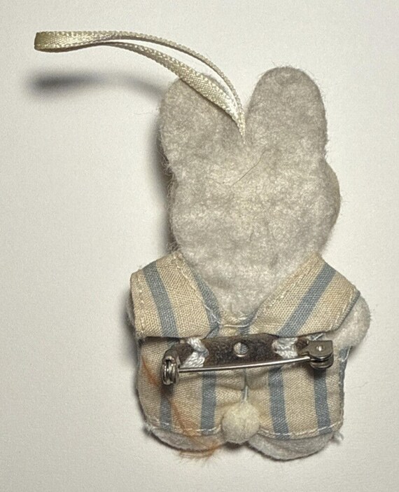 Vintage Easter Spring Stuffed Bunny Rabbit Boy Pi… - image 2