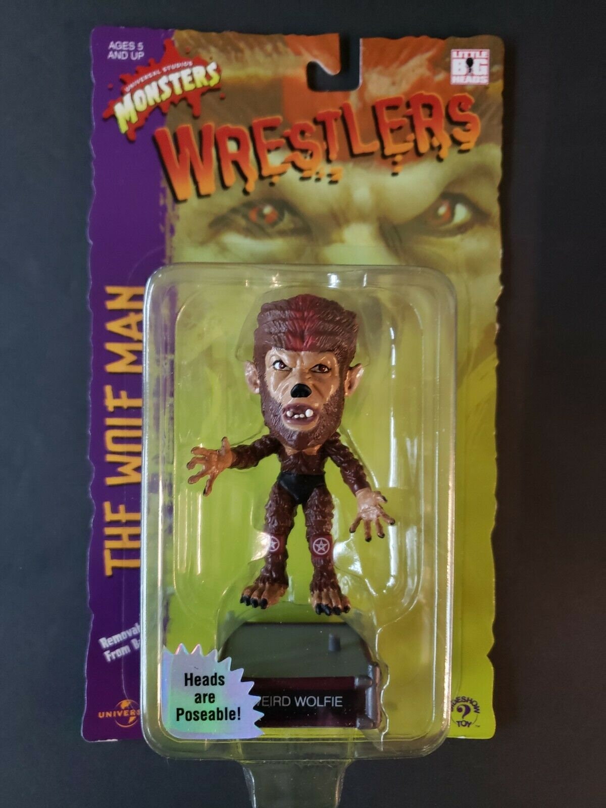 ユニバーサル・スタジオ・モンスターズ Little Big Heads Monsters Wrestlers Weird Wolfie Universal Studios
