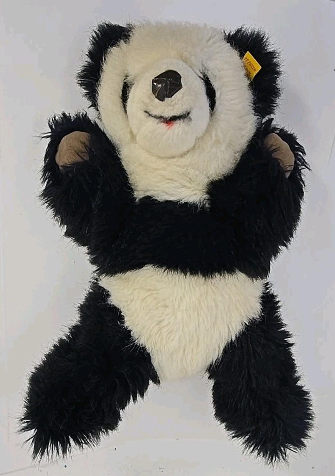 Steiff Molly Panda Bear Knopf IM Ohr 0326/32 Ear Tag Black White
