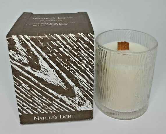 Partylite Natures Light Crackling Wooden Wick Jar… - image 1