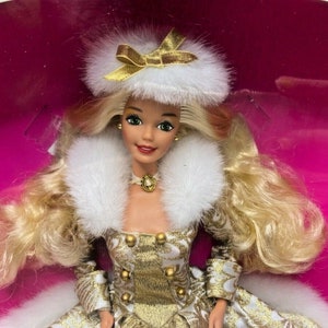 1995 Barbie winter Fantasy Blonde Nib 5 - Etsy