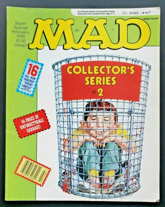 1992 mad magazine february collector's series 2 m 225 Gem