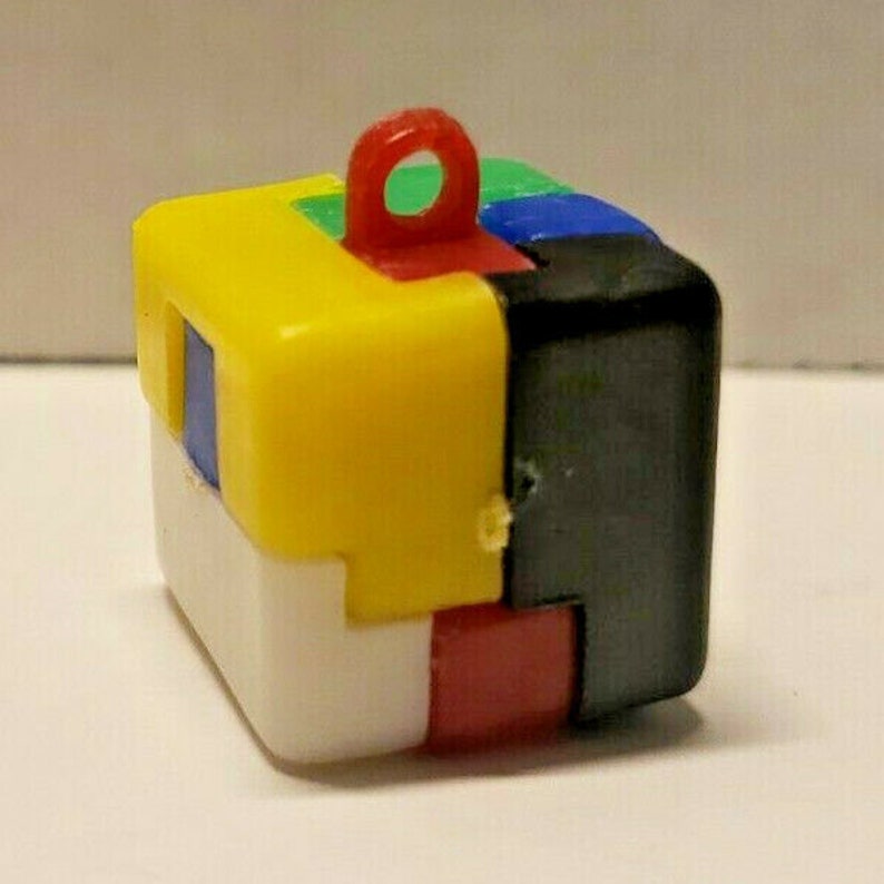 Vintage 1960s Plastic Keychain Puzzle Vending Charm Gumball Etsy