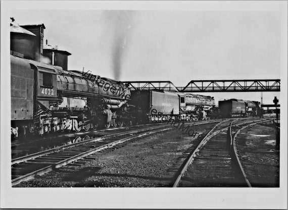 Vintage Union Pacific Railroad 4022 Steam Locomot… - image 1