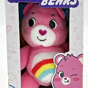 Vtg Basic Fun Care Bears Cheer Bear Mini Plush Bear U112