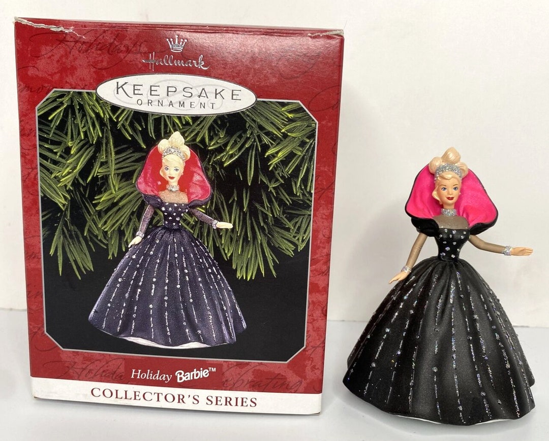 1998 Hallmark Holiday Barbie Ornament Sku U122 - Etsy