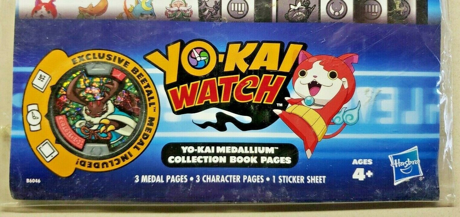 Yo-kai Watch Medallium Collection Book by Hasbro