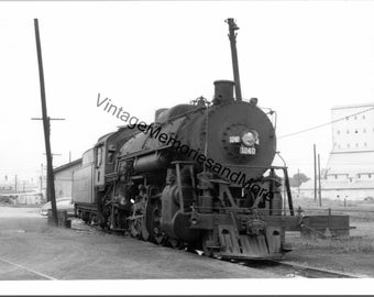 1951 Illinois Central Railroad 1240 Steam Locomotive Champaign, IL Photo T2-745