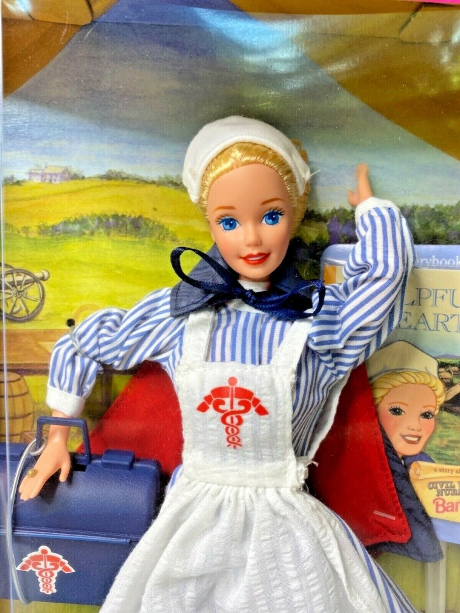 1995 Barbie civil War Nurse Doll American Stories - Etsy